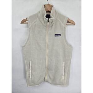 Patagonia Better Sweater Vest Womens Size Small Full-Zip Fleece Preppy Outdoors